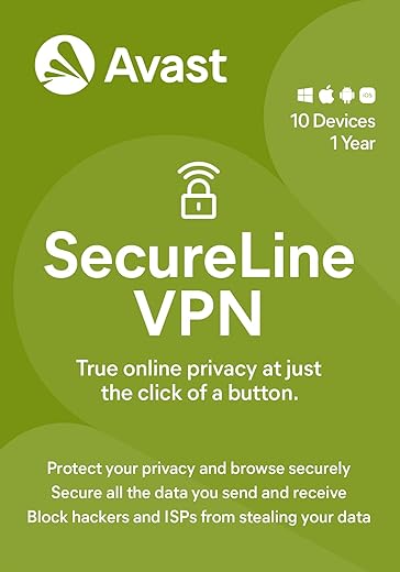 Avast SecureLine VPN 2024 | 10 Devices