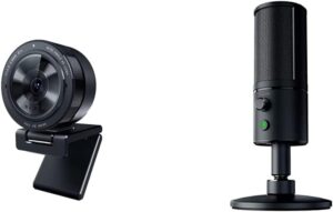 Razer Seiren X USB Mic + Kiyo Pro Webcam Bundle