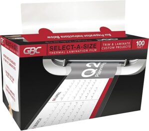 GBC Select-A-Size Thermal Lamination Film 39069