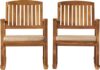 Christopher Knight Home Selma Acacia Rocking Chairs, 2-Pcs Set