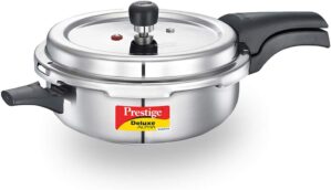 Prestige Senior Pan 4L Pressure Cooker, Silver