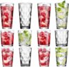 Bella Vino Set Of 12 Stackable Drinking Glasses