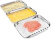 HULISEN Set Of 3 Stainless Steel Breading Pans