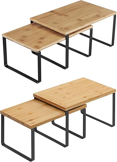 SONGMICS Set Of 6 Cabinet Organizers UKCS02NB