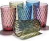 ZOOFOX Set Of 6 Colored Drinking Glasses