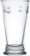 La Rochère Set Of 6 Tall Drinking Glasses, Bee Pattern