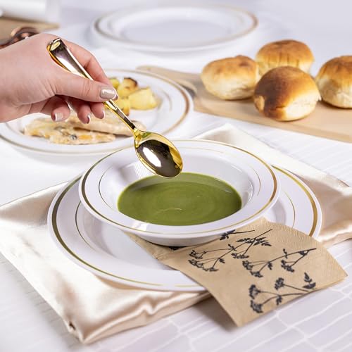 SETUP Disposable Gold Combo Cutlery Set 160 Count - Image 5