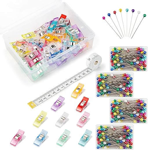KOLUPA Sewing Clips & Pins Set With Box