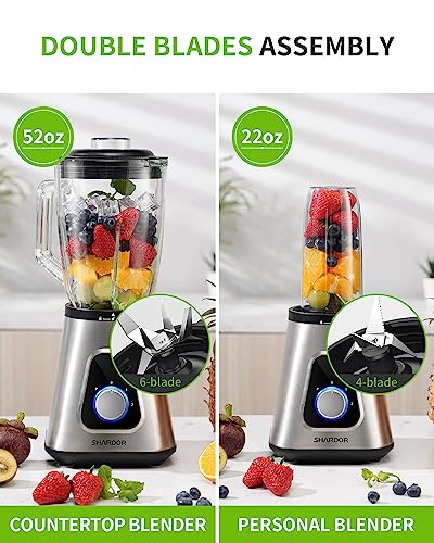 SHARDOR Blender For Shakes And Smoothies Combo - Image 5