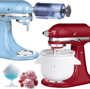 FORTHEAL Shaved Ice & Ice Cream Maker Attachment Set