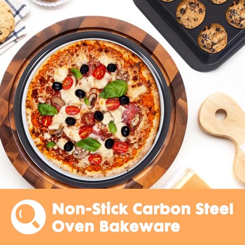 ShellKingdom 5PCS Nonstick Bakeware Set (Black) - Image 4