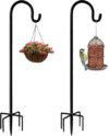 MAXZONE Shepherd Hook Bird Feeder Stand