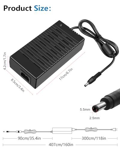 SHNITPWR 12V Power Supply DC 15A 180W Adapter - Image 2