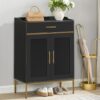 HOOBRO Shoe Storage Cabinet With Adjustable Shelves