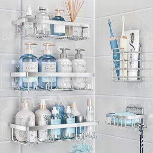 Liuoud Shower Organizer Rack, Large Capacity Shelf