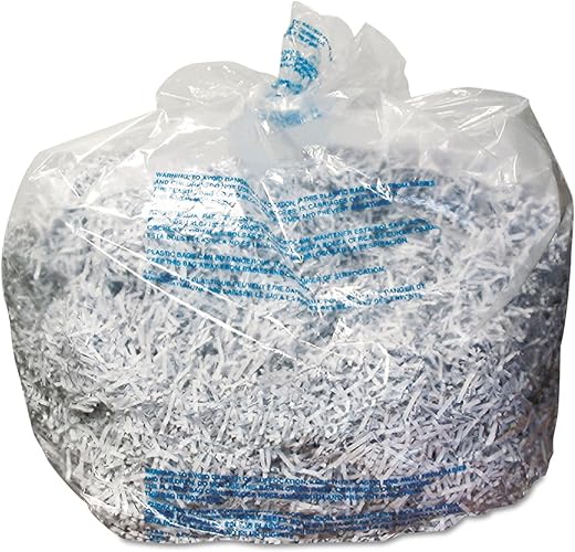 GBC Shredder Bags, Plastic, 30-60 Gallon, 100/Pack (1145482)