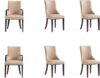 Manhattan Comfort Shubert Modern Velvet & Faux Leather Dining Chairs