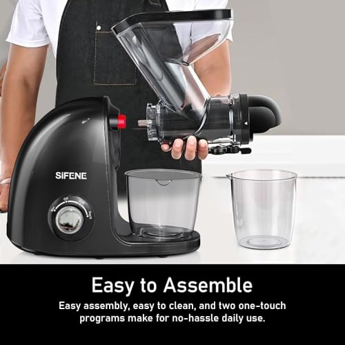 SIFENE Slow Masticating Cold Press Juicer Machine - Image 4