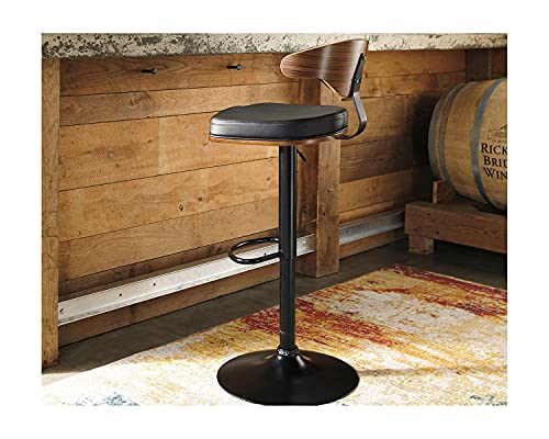 Signature Design by Ashley Bellatier Mid-Century Adjustable Bar Stool - Image 2