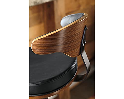 Signature Design by Ashley Bellatier Mid-Century Adjustable Bar Stool - Image 4