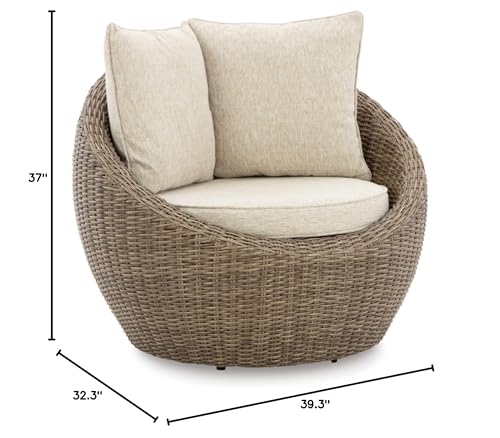 Signature Design by Ashley Danson Swivel Lounge With Cushion - Image 3