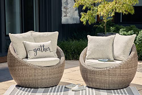 Signature Design by Ashley Danson Swivel Lounge With Cushion - Image 2