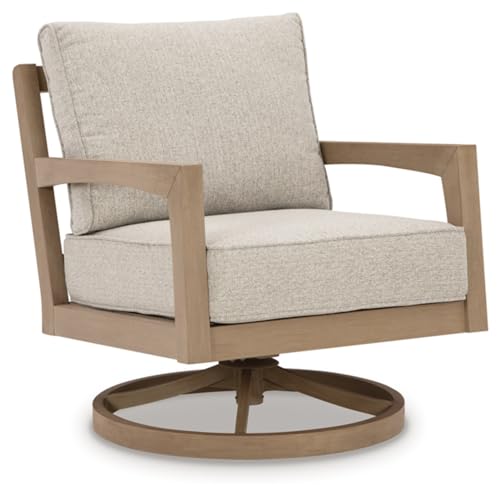 Signature Design by Ashley Hallow Creek Weather Resistant Outdoor Swivel Lounge - Image 5