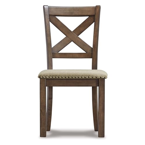 Signature Design by Ashley Moriville Modern Farmhouse Upholstered Dining Chair, 2 Count - Image 2
