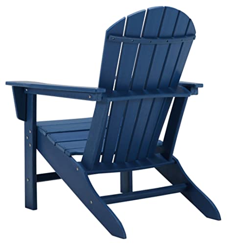 Signature Design by Ashley Outdoor Sundown Treasure Adirondack Chair, Blue - Image 5