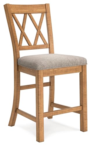 Signature Design by Ashley Rustic Armless Counter Height Bar Stool Set - Image 4