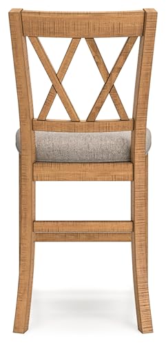 Signature Design by Ashley Rustic Armless Counter Height Bar Stool Set - Image 5