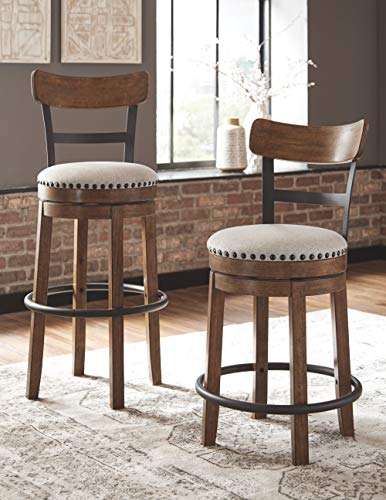 Signature Design by Ashley Valebeck 30" Farmhouse Pub Height Barstool - Image 5