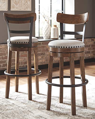 Signature Design by Ashley Valebeck 30" Farmhouse Pub Height Barstool - Image 2