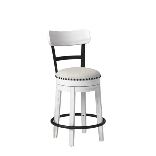 Signature Design by Ashley Valebeck Modern Swivel Counter Barstool - Image 4