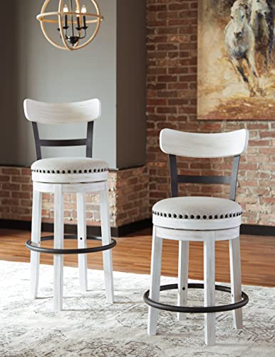 Signature Design by Ashley Valebeck Modern Swivel Counter Barstool - Image 5