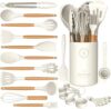 AVGPD Silicone Kitchen Utensils Set With Holder