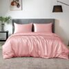 THXSILK Silk 3 Piece Bed Sheets Set, Queen