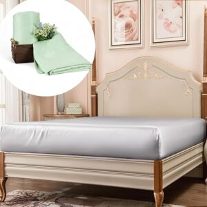 PROMEED Silk Fitted Sheet & Sleep Aid Quilt Bundle