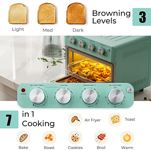 SIMOE Retro Toaster Oven - 19QT Air Fryer Combo - Image 4