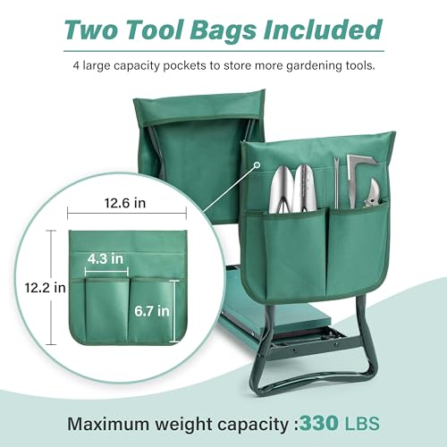 Simple Deluxe Garden Kneeler And Seat With Tool Pouch - Image 4