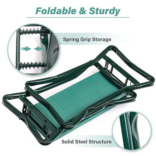 Simple Deluxe Garden Kneeler And Seat With Tool Pouch - Image 5