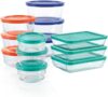 Pyrex Simply Store 12-Pack Glass Storage Set