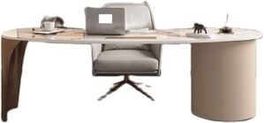 MBNVBNM Slate Marble Minimalist Office Desk