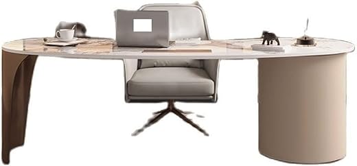 MBNVBNM Slate Marble Minimalist Office Desk
