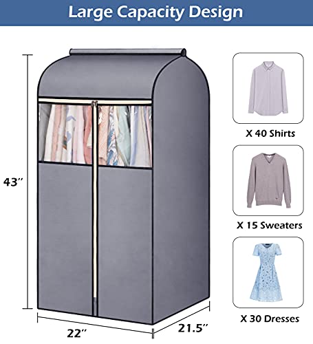 SLEEPING LAMB Garment Bags Closet Storage With Zippers - Image 5