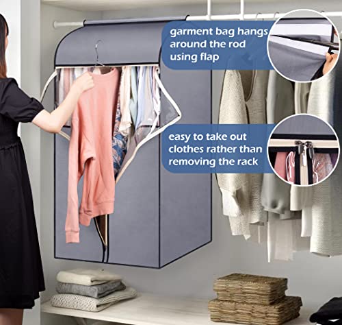 SLEEPING LAMB Garment Bags Closet Storage With Zippers - Image 2