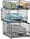 Hencawima Sliding Closet Organizers And Storage Baskets