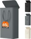 Lifewit Slim Laundry Hamper with Lid, 65L