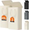 Lifewit Slim Laundry Hamper with Lid, 65L