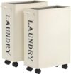 Lifewit Slim Rolling Laundry Basket With Wheels